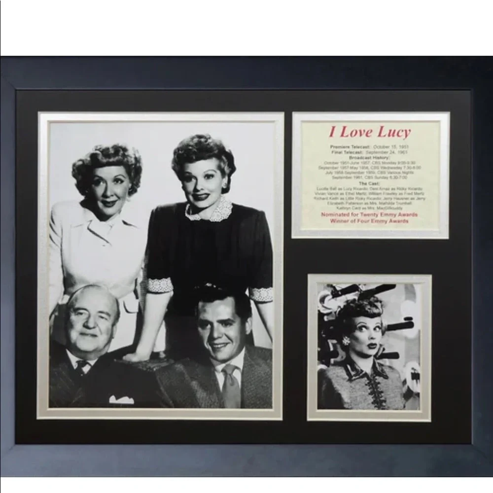 I Love 💗 Lucy Framed Art - Picture 3 of 6
